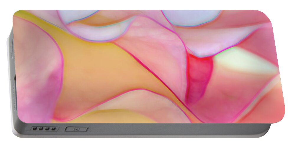 Abstract Portable Battery Charger featuring the photograph Fantasy by Cathy Kovarik