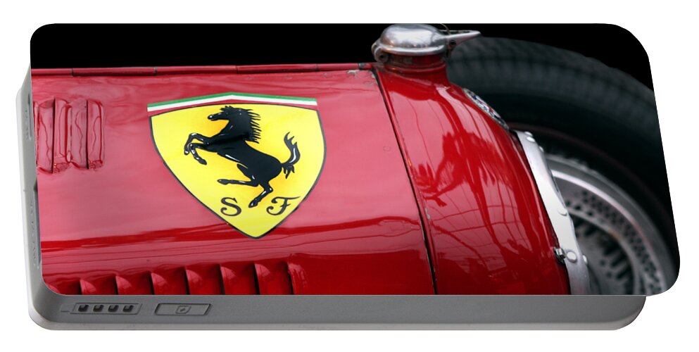 Ferrari Portable Battery Charger featuring the photograph Ferrari ALfa Romeo by Worldwide Photography
