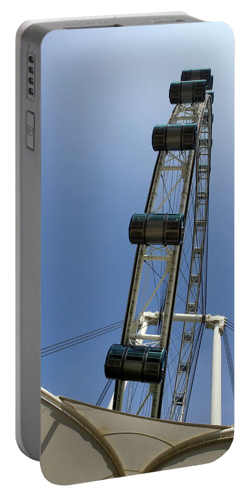 Asia Portable Battery Charger featuring the photograph Ferris Wheel To The Sky by David Desautel