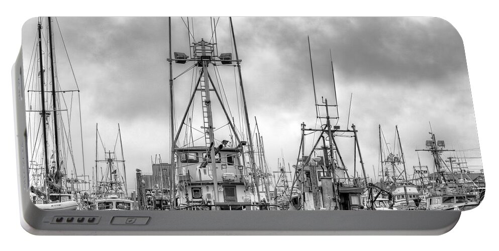 Fine Art Portable Battery Charger featuring the photograph Fishing Fleet by Greg Sigrist