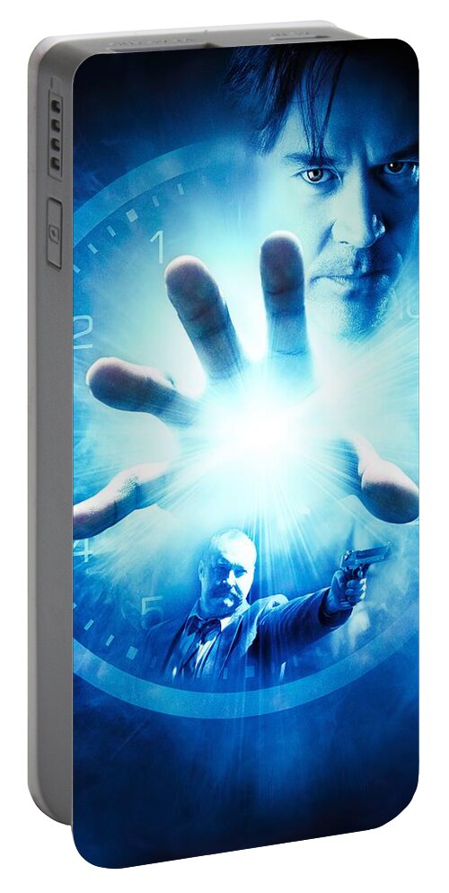 Synopsis Portable Battery Charger featuring the mixed media ''Five Days to Midnight'' 2004, movie poster by Movie World Posters