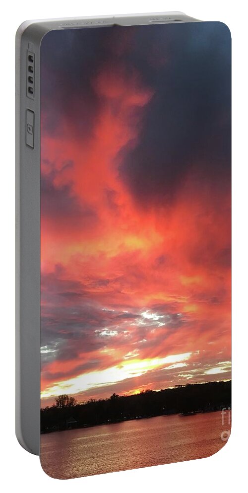 Sunsets Portable Battery Charger featuring the photograph Fla Bb by Mary Kobet