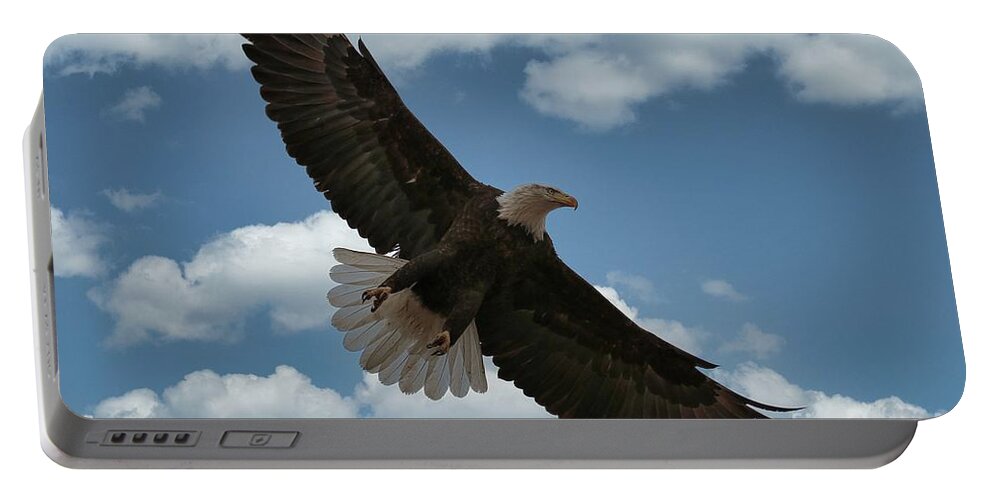 Eagle Portable Battery Charger featuring the photograph Flight by Veronica Batterson