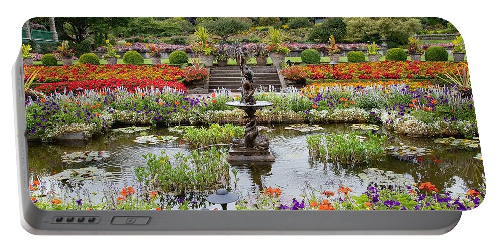 2019 Garden Portable Battery Charger featuring the photograph Floral Garden Splendor by Marilyn Cornwell