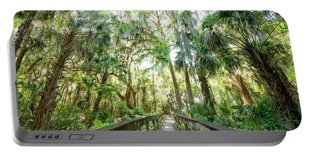 Florida Portable Battery Charger featuring the photograph Florida jungle by Steve Williams