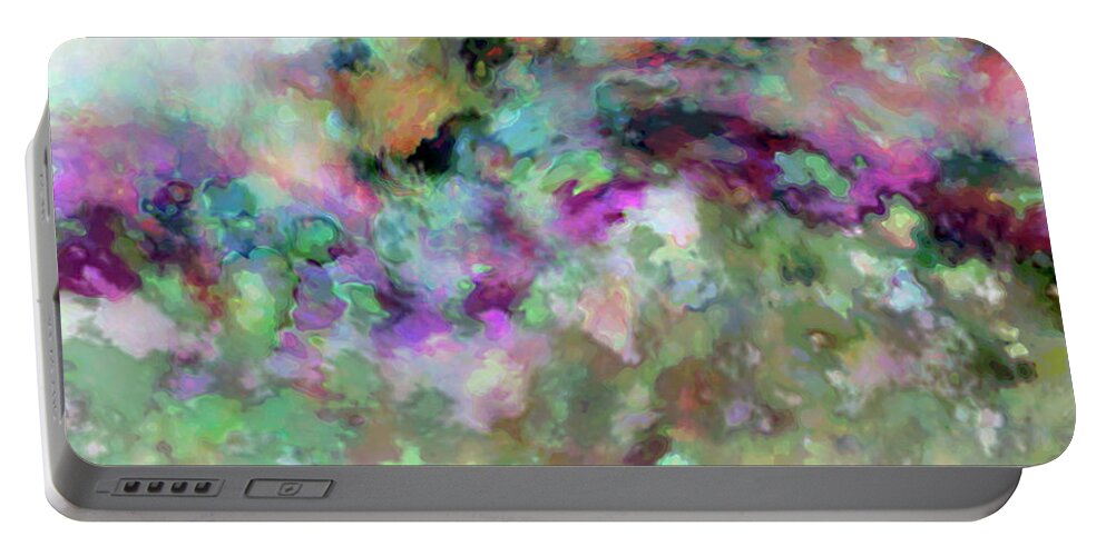 #abstract #abstractart #digital #digitalart #wallart #markslauter #homedecor #facemask #apparel #stationary #puzzle Portable Battery Charger featuring the digital art Flow by Mark Slauter