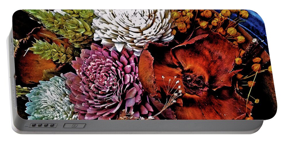 Flower Portable Battery Charger featuring the photograph Flower Entre by Andrew Lawrence