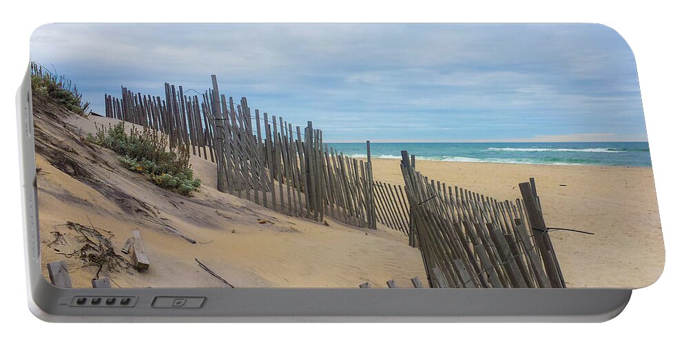 Beach Portable Battery Charger featuring the photograph Flying Point Beach by Bonny Puckett