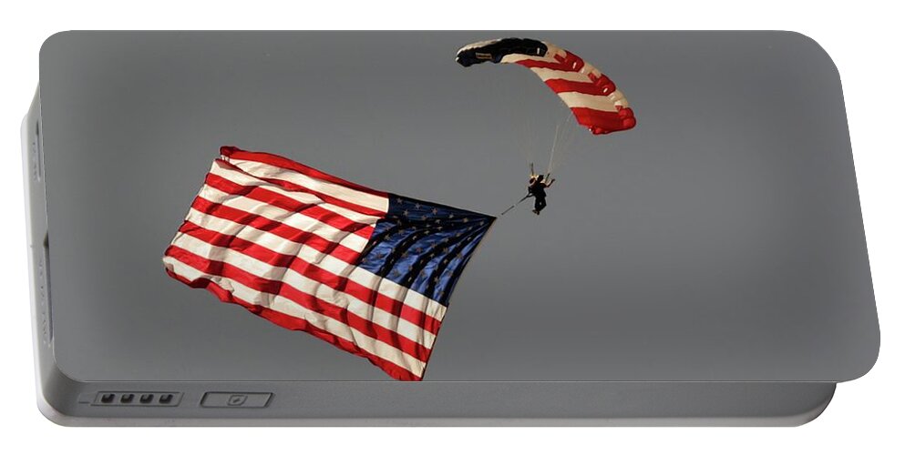 Jon Burch Portable Battery Charger featuring the photograph Flying the Flag by Jon Burch Photography