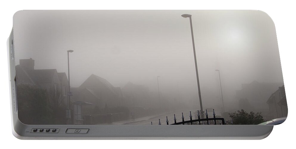 Fog Portable Battery Charger featuring the photograph Foggy Afternoon. by Elena Perelman
