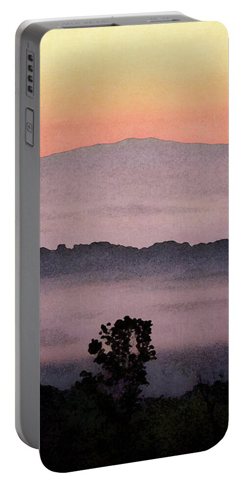 Tennessee Portable Battery Charger featuring the photograph Foothills of the Smoky Mountains by Phil Perkins