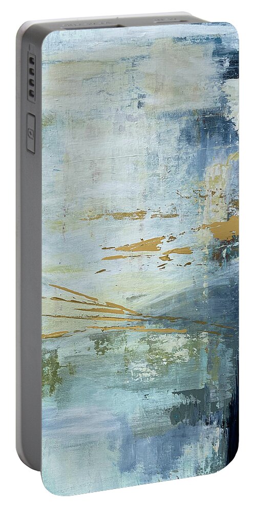 Water Portable Battery Charger featuring the painting For This Very Purpose I by Linda Bailey