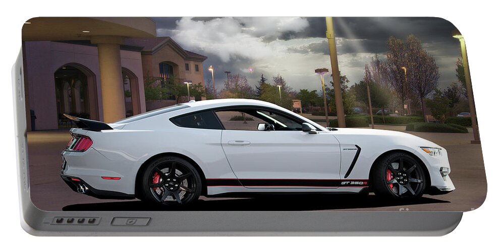 Ford Mustang Gt350r Portable Battery Charger featuring the photograph Ford Mustang GT350R by Dave Koontz