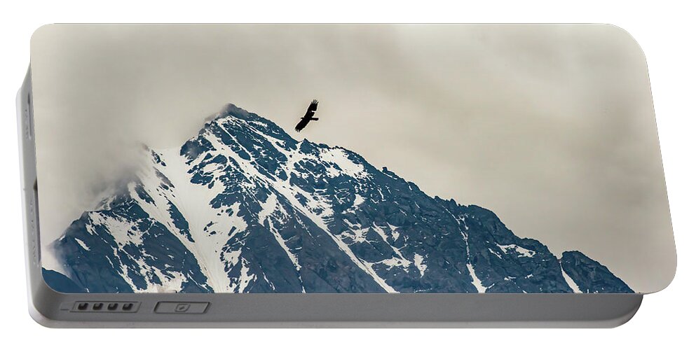 Above Portable Battery Charger featuring the photograph Free to Soar by Marcy Wielfaert