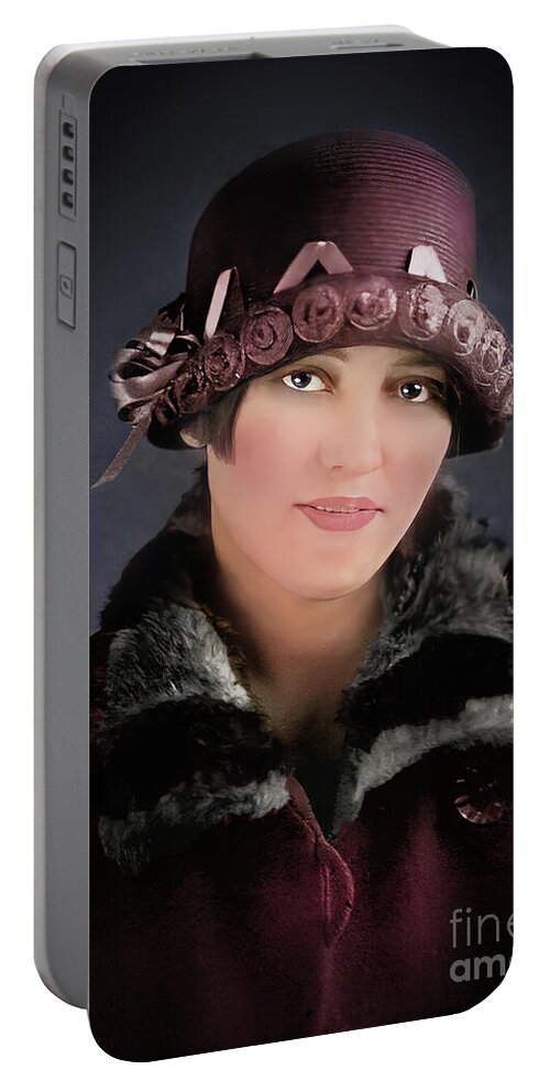 Woman Portable Battery Charger featuring the photograph From The Roaring Twenties... by Shelia Hunt