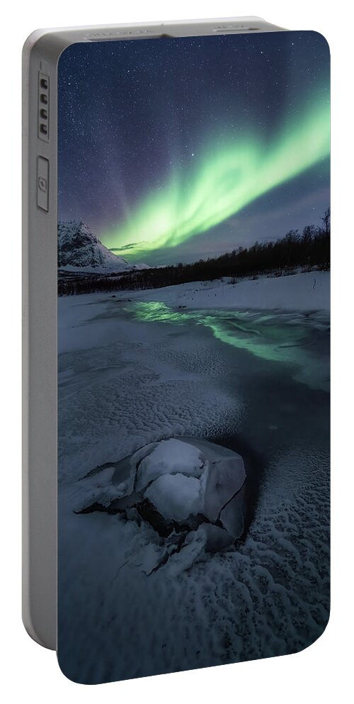 Frozen Portable Battery Charger featuring the photograph Frozen by Tor-Ivar Naess