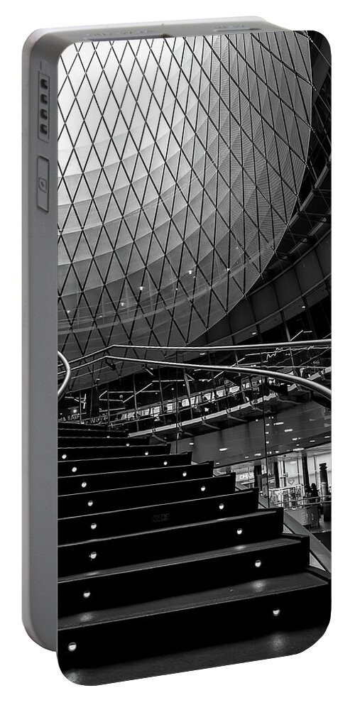 Nyc Portable Battery Charger featuring the photograph Fulton Street Train Station by Sylvia Goldkranz