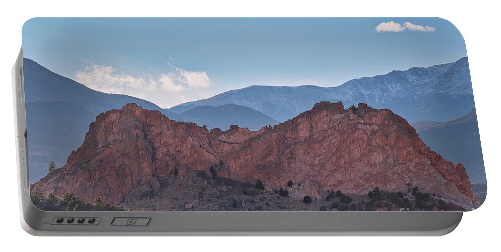 Garden Of The Gods Portable Battery Charger featuring the photograph Garden of the Gods Gray Rock by Abigail Diane Photography