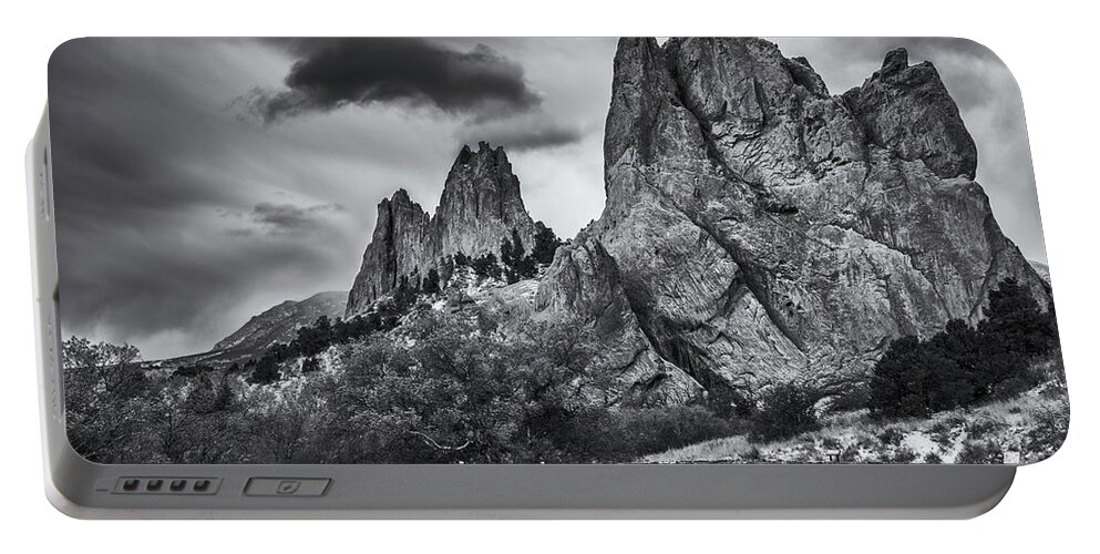 Colorado Portable Battery Charger featuring the photograph Garden Storm by Darren White