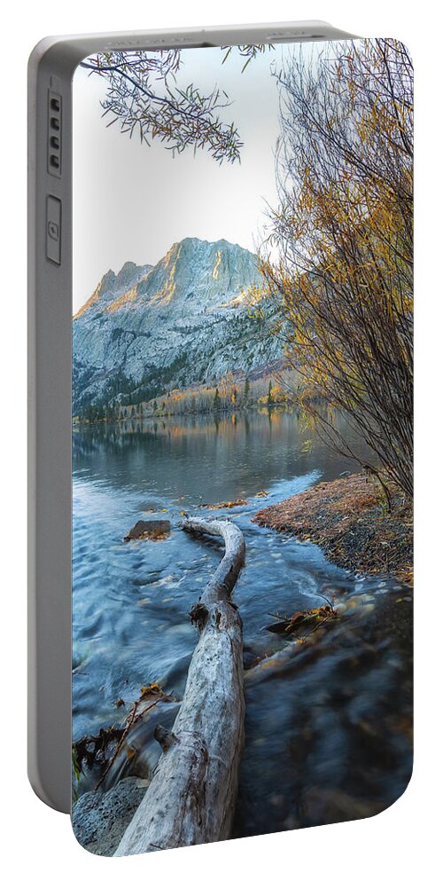 Fall Portable Battery Charger featuring the photograph Gate To Silver Lake by Jonathan Nguyen