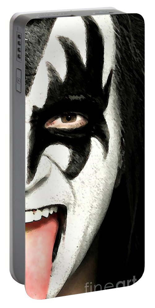Kiss Portable Battery Charger featuring the photograph Gene by Billy Knight
