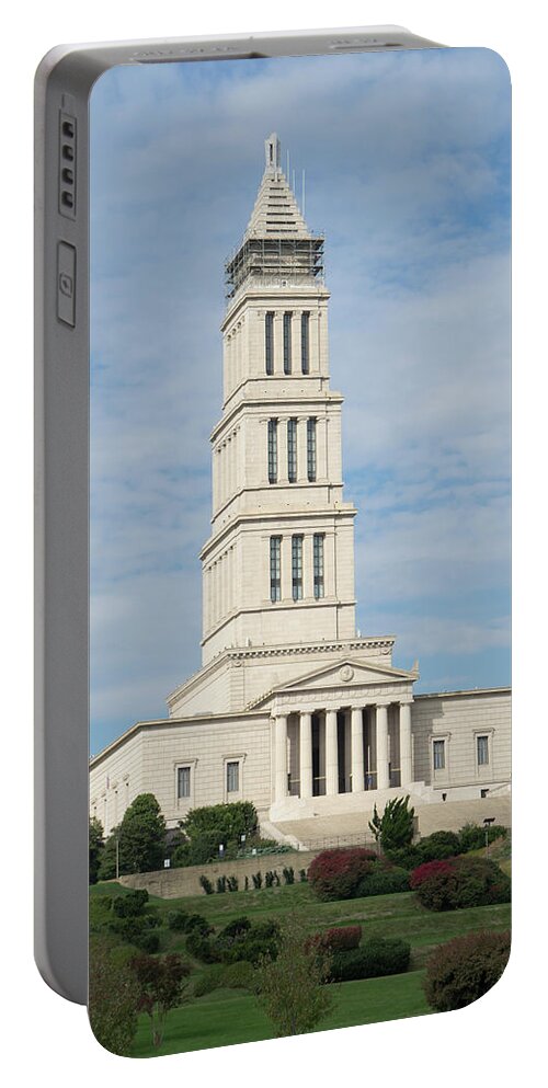 George Washington Portable Battery Charger featuring the photograph George Washington Masonic National Memorial by Mike McGlothlen