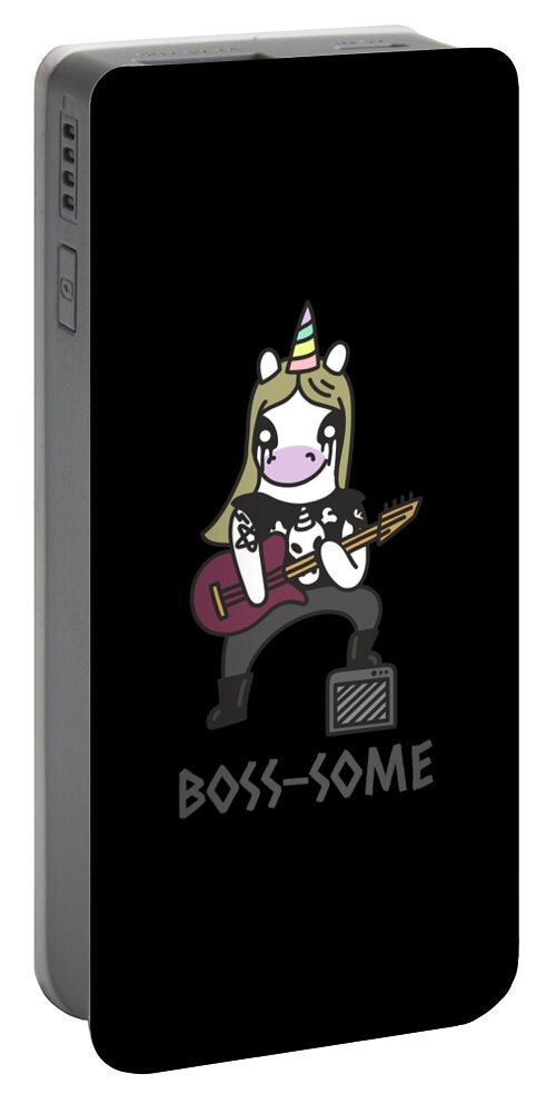 Christmas 2023 Portable Battery Charger featuring the digital art Gift for Boss Boss-Some Awesome by Flippin Sweet Gear