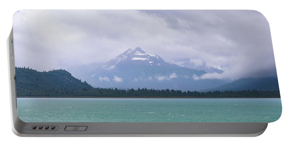 Alaska Portable Battery Charger featuring the photograph Glacier Bay Mountain Majesty by Ed Williams