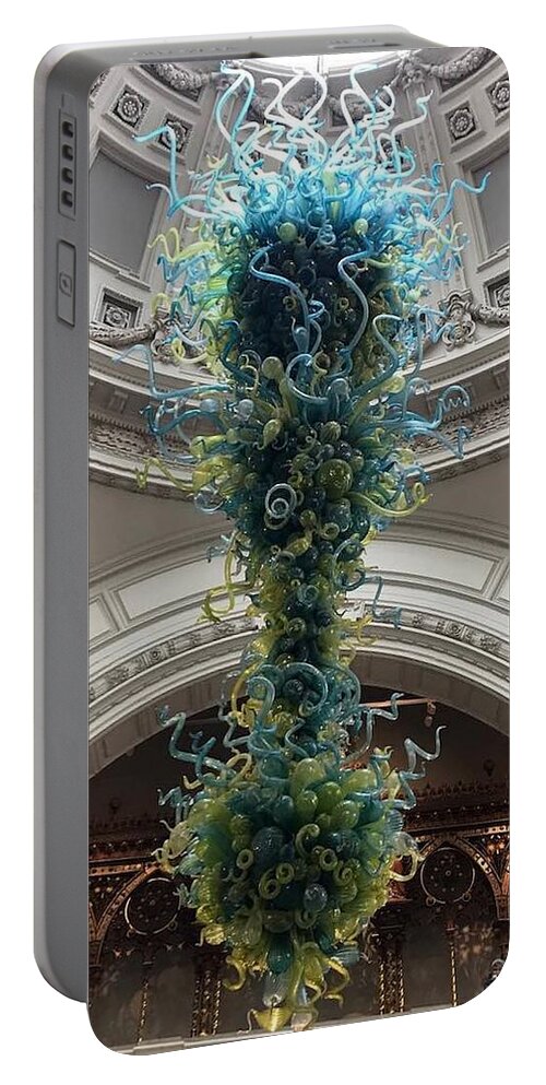Glass Portable Battery Charger featuring the photograph Chihuly Comes to Life by Lee Darnell