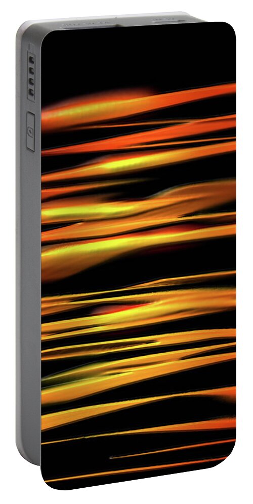 Glow Portable Battery Charger featuring the digital art Glowsom by Marina Flournoy