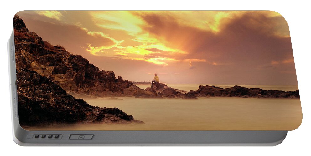 Photography Portable Battery Charger featuring the photograph Goa Contemplations by Craig Boehman