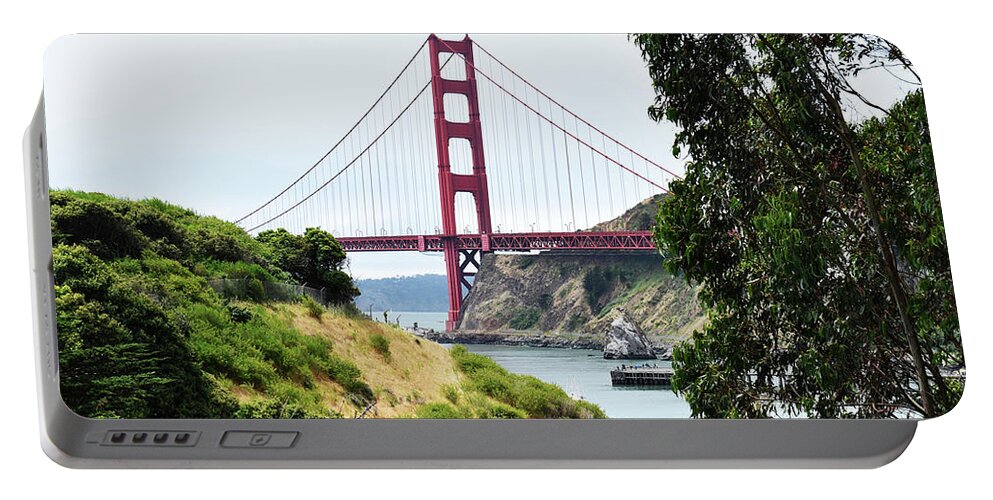 Golden Gate Bridge Portable Battery Charger featuring the photograph Golden Gate by D Patrick Miller
