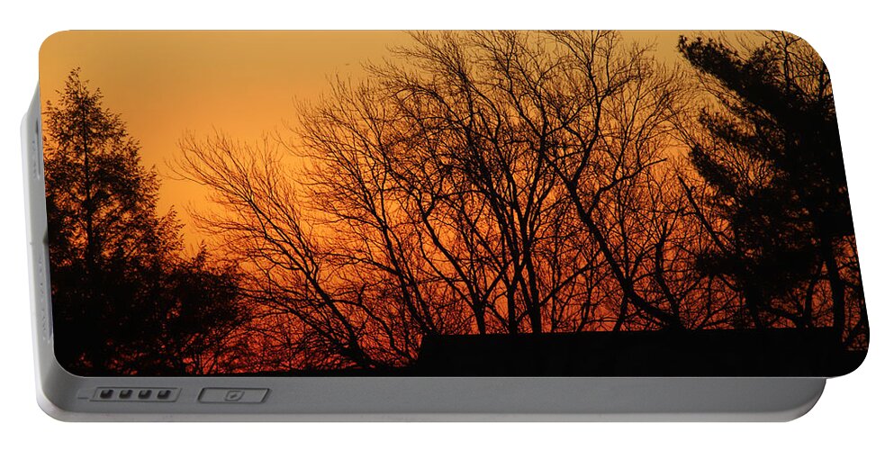 Sunrise Portable Battery Charger featuring the photograph Golden Morning February 8 2021 by Miriam A Kilmer
