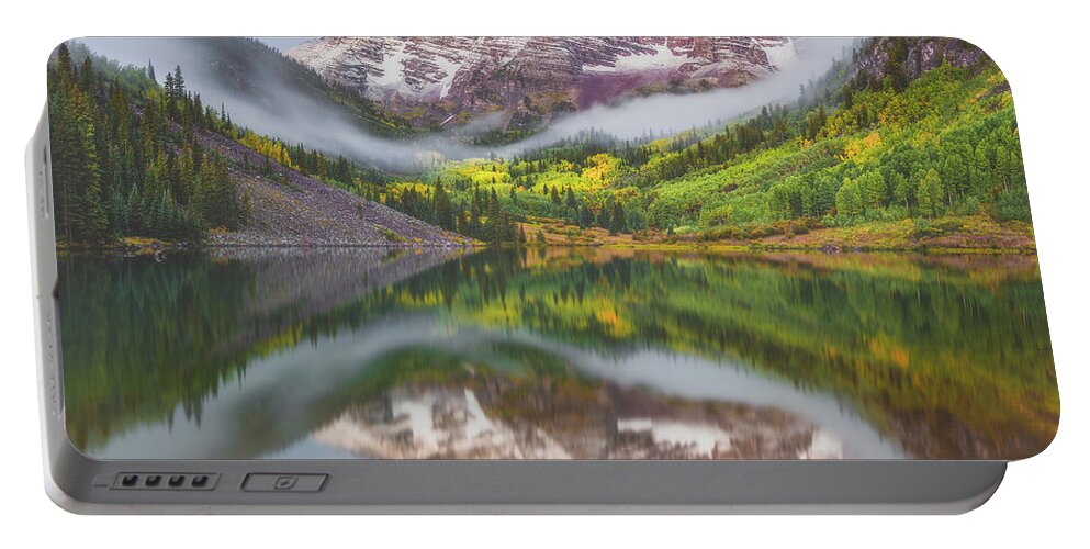 Maroon Bells Portable Battery Charger featuring the photograph Good Morning Maroon Bells by Darren White