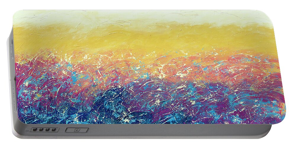  Portable Battery Charger featuring the painting Goodness by Linda Bailey
