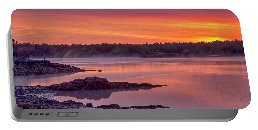 Cobscook Bay State Park Portable Battery Charger featuring the photograph Gorgeous Cobscook Sunrise by Jurgen Lorenzen