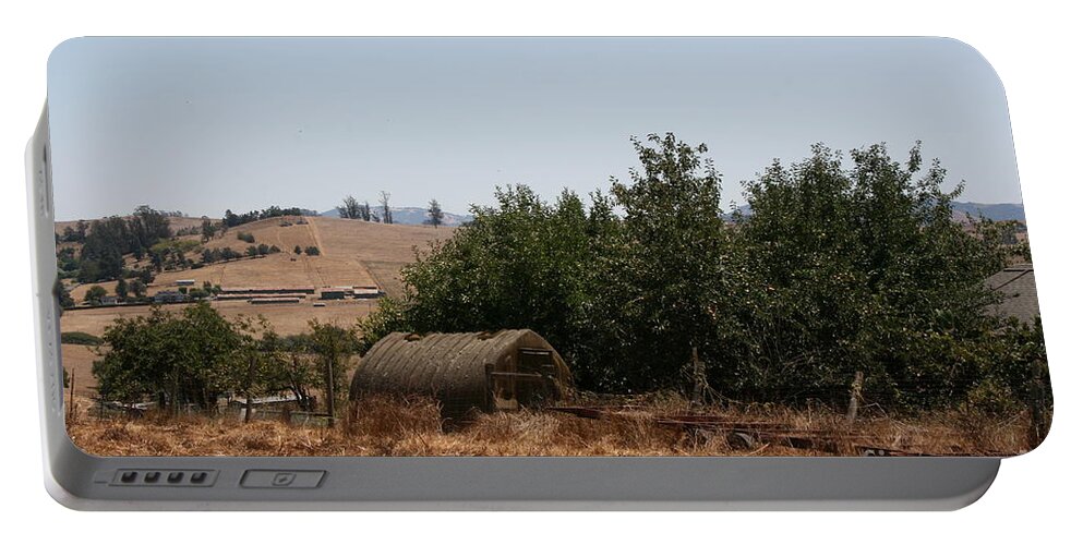 Petaluma Portable Battery Charger featuring the photograph Grace's stable by Cynthia Marcopulos