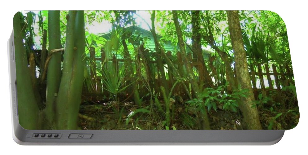 Trees Portable Battery Charger featuring the photograph Green House by Joe Roache