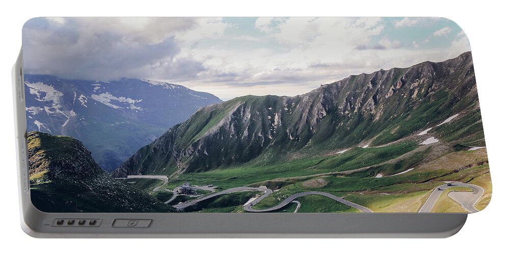 Hohe Tauern Range Portable Battery Charger featuring the photograph Grossglockner Hochalpenstrasse by Vaclav Sonnek