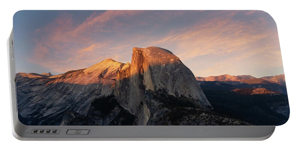 Half Dome Portable Battery Charger featuring the photograph Half Dome by Francesco Riccardo Iacomino