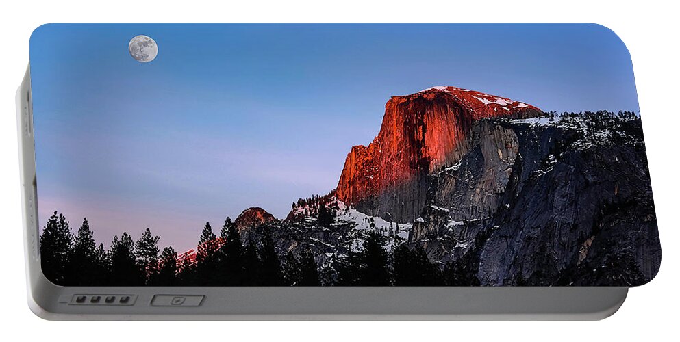  Portable Battery Charger featuring the photograph Half Dome by Gary Johnson
