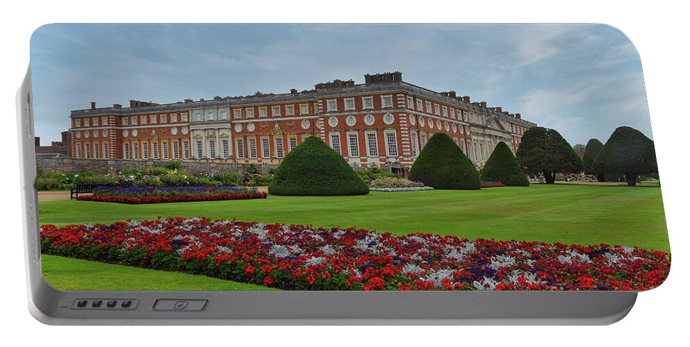 Hampton Court Palace Portable Battery Charger featuring the photograph Hampton Court Palace England by Abigail Diane Photography