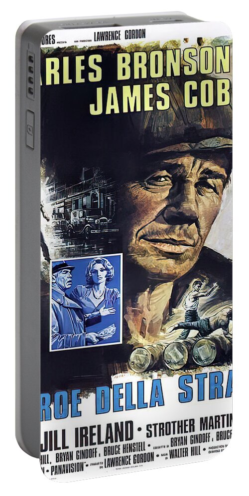 Hard Portable Battery Charger featuring the mixed media ''Hard Times'', with Charles Bronson, 1975 by Movie World Posters