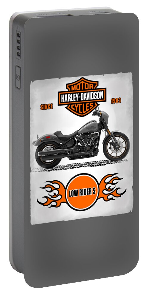 Harley Davidson Low Rider S Portable Battery Charger by Ramkumar GR - Pixels