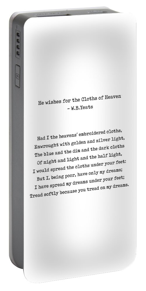 he wishes for the cloths of heaven poem