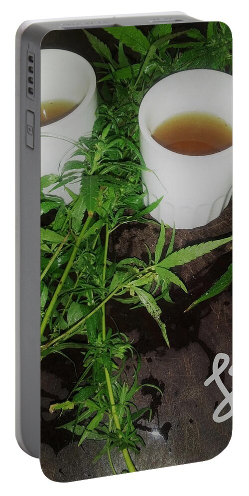 Cannabis Portable Battery Charger featuring the photograph Healing of the Nation by Esoteric Gardens KN