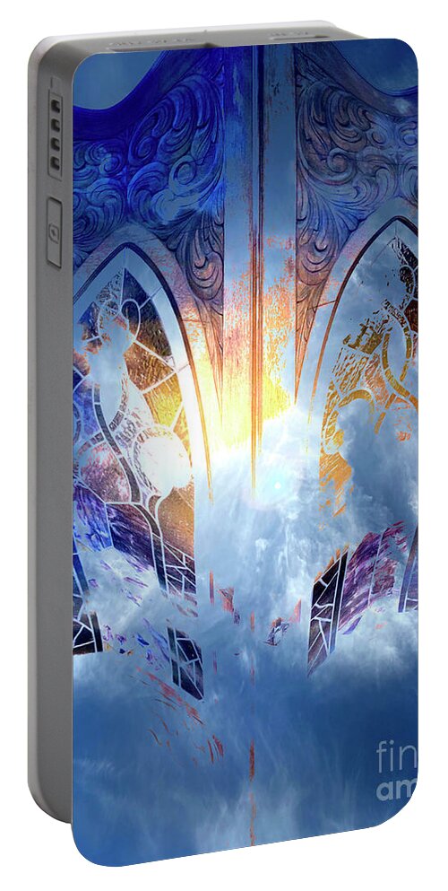 Heavenly Portable Battery Charger featuring the photograph Heaven's Gate by Katherine Erickson