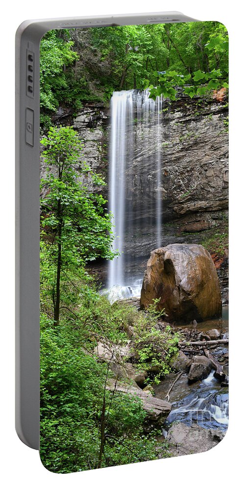 Hemlock Falls Portable Battery Charger featuring the photograph Hemlock Falls 7 by Phil Perkins