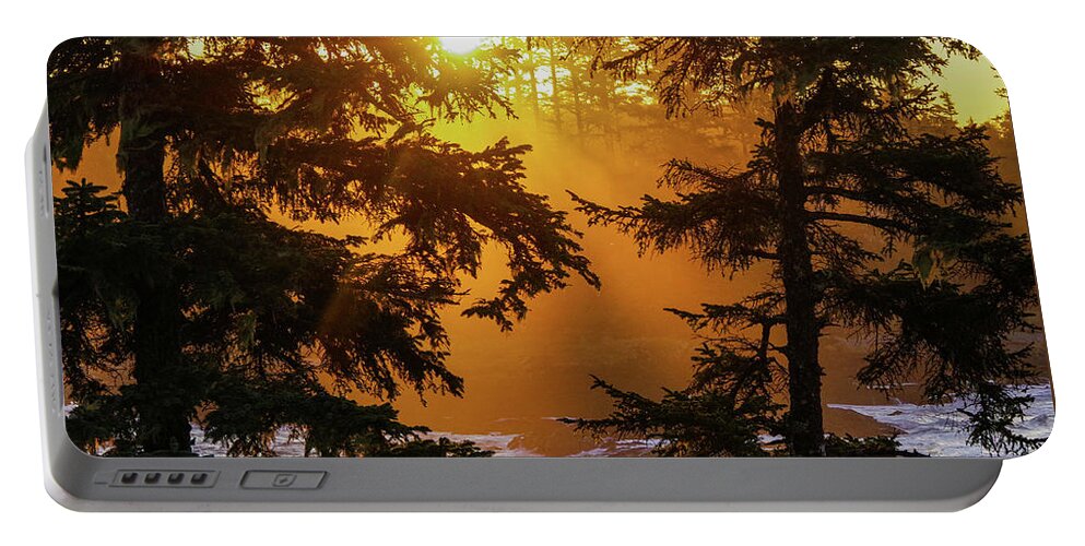 Sunrise Portable Battery Charger featuring the photograph Here comes the sun by Stephen Sloan