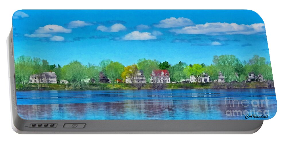 Fredericton Portable Battery Charger featuring the photograph Heritage Elegance by Carol Randall